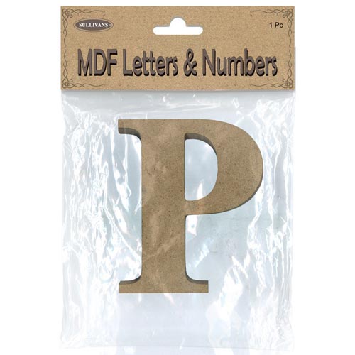 93915 Mdf Letter P 105mm