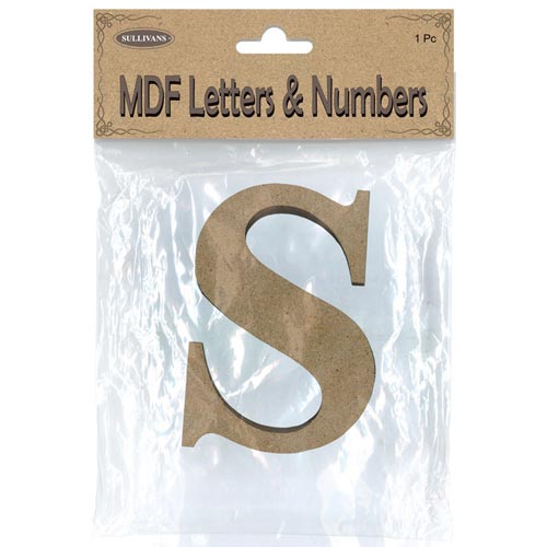 93918 Mdf Letter S 105mm
