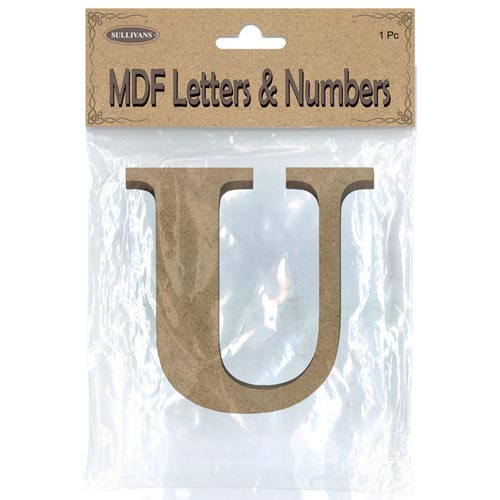 93920 Mdf Letter U 105mm