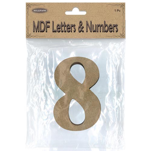 93935 Mdf Number 8 105mm