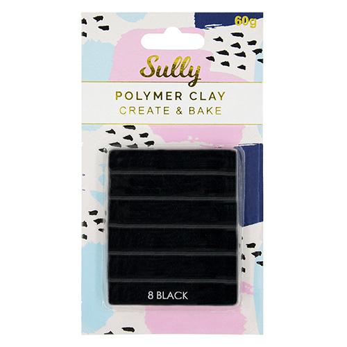 93944 Sully Polymer Clay - 60gm - Black