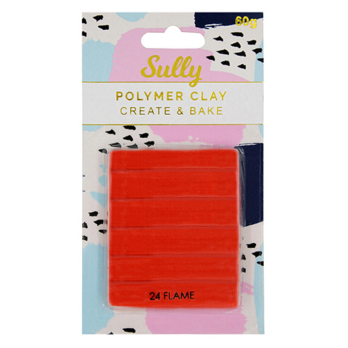 93960 Sully Polymer Clay - 60gm - Flame
