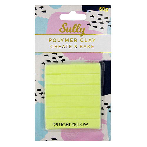 93961 Sully Polymer Clay - 60gm - Light Yellow