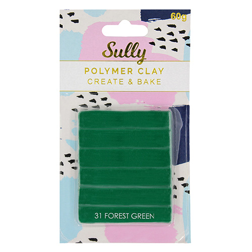 93967 Sully Polymer Clay - 60gm - Forest Green