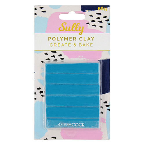 93983 Sully Polymer Clay - 60gm - Peacock