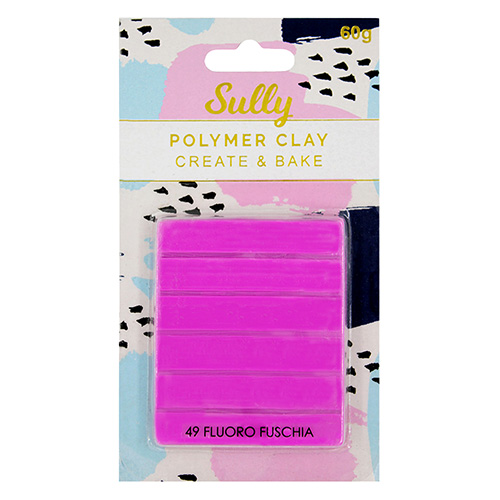 93985 Sully Polymer Clay - 60gm - Fluro Fuchsia