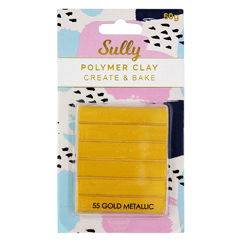 93991 Sully Polymer Clay - 60gm - Metallic Gold