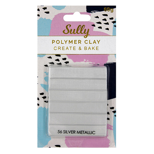 93992 Sully Polymer Clay - 60gm - Metallic Silver