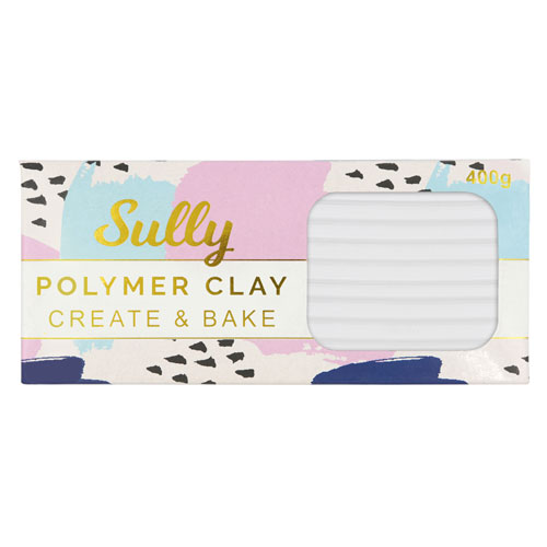 94015 Sully Polymer Clay - 400gm - White