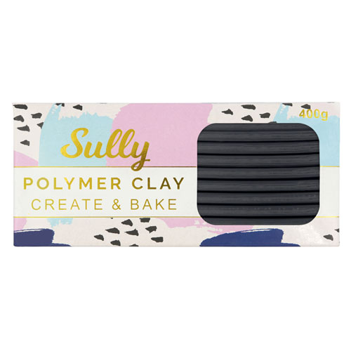 94016 Sully Polymer Clay - 400gm - Black