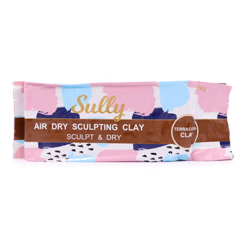 94096 Sully Air Dry Clay 1kg - Terracotta