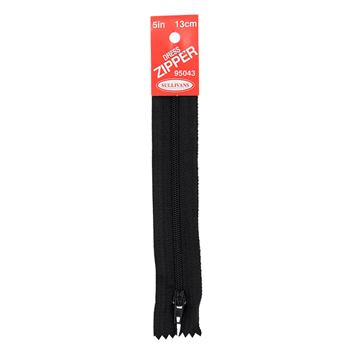 95043 Sullivans 13cm Nylon Dress Zipper - Black