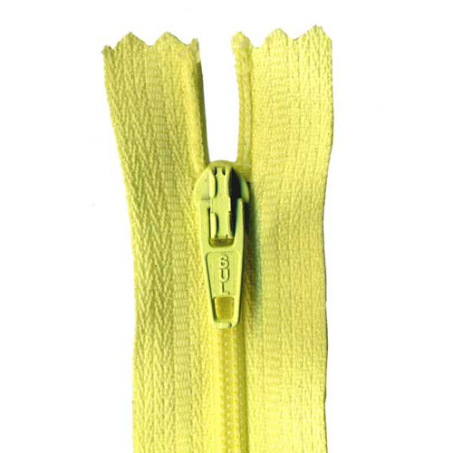 95102 Sullivans 18cm Nylon Dress Zipper - Lemon
