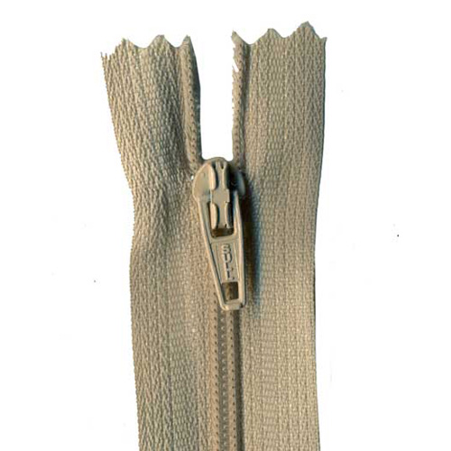 95137 Sullivans 18cm Nylon Dress Zipper - Light Beige