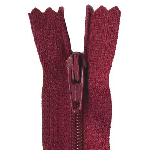 95265 Sullivans 25cm Nylon Dress Zipper - Maroon