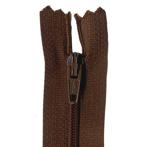 95435 Sullivans 40cm Nylon Dress Zipper - Brown