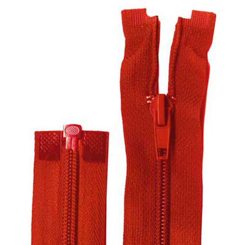 95709 Sullivans 25cm Open End Zipper - Atom Red