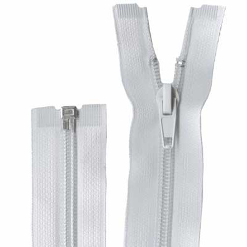 95717 Sullivans 35cm Open End Zipper - White