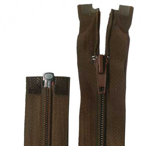 95721 Sullivans 35cm Open End Zipper - Chocolate