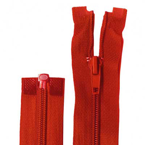 95726 Sullivans 35cm Open End Zipper - Atom Red