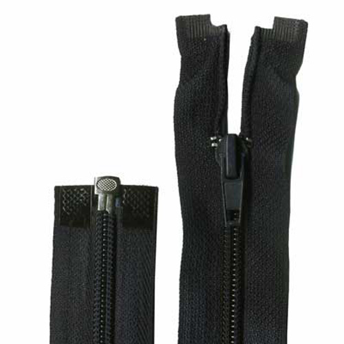95741 Sullivans 40cm Open End Zipper - Black