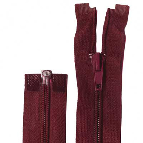 95753 Sullivans 45cm Open End Zipper - Maroon