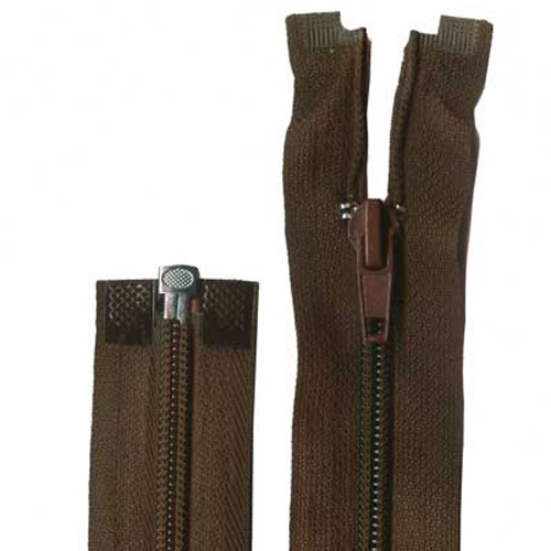 95755 Sullivans 45cm Open End Zipper - Chocolate