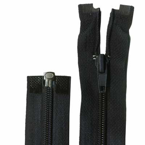 95775 Sullivans 50cm Open End Zipper - Black
