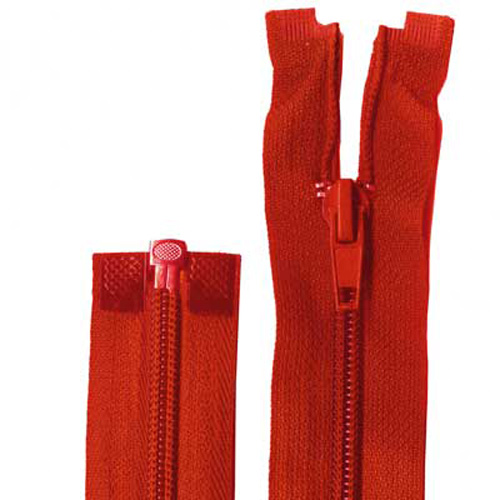 95777 Sullivans 50cm Open End Zipper - Atom Red