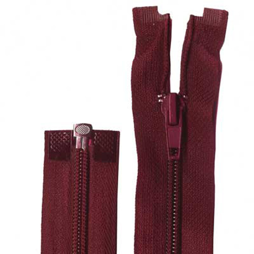 95787 Sullivans 55cm Open End Zipper - Maroon