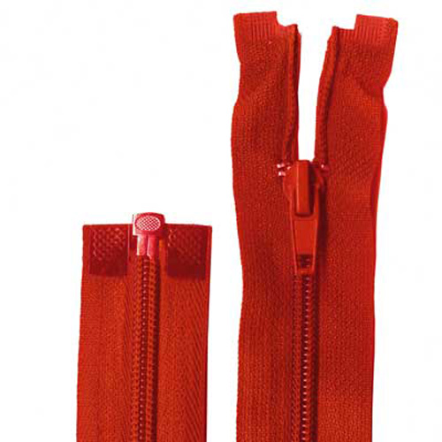 95811 Sullivans 60cm Open End Zipper - Atom Red