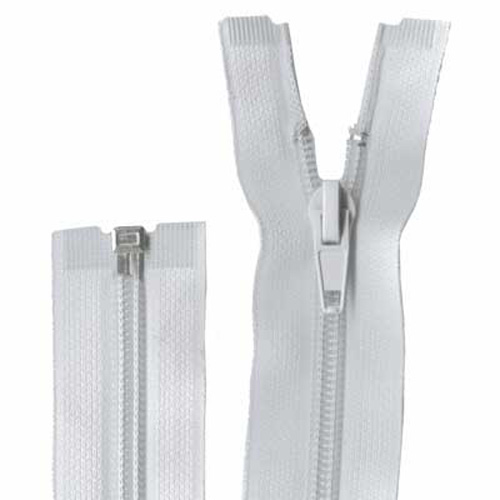 95819 Sullivans 65cm Open End Zipper - White