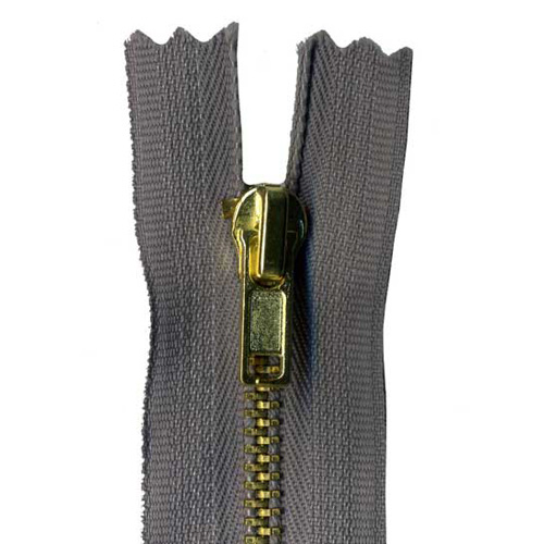 95842 Sullivans 15cm Trouser Zip - Grey