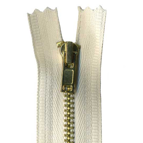 95845 Sullivans 15cm Trouser Zip - Off White