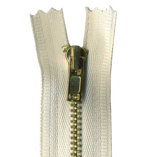 95860 Sullivans 18cm Trouser Zip - Off White