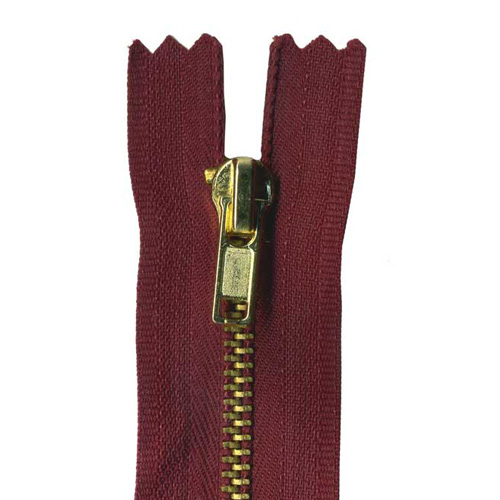 95868 Sullivans 20cm Trouser Zip - Maroon