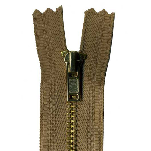 95876 Sullivans 20cm Trouser Zip - Coffee