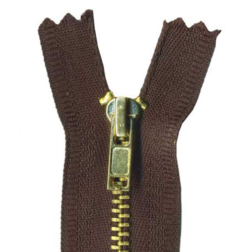 95886 Sullivans 23cm Trouser Zip - Chocolate