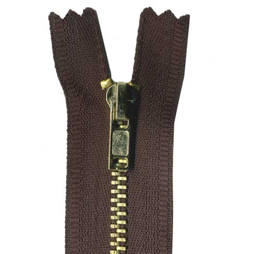 95962 Sullivans 23cm Jean Zip - Chocolate