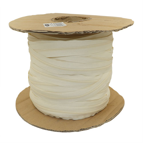 96010 Sullivans Continuous Zipping & Sliders Roll - Cream - 300m