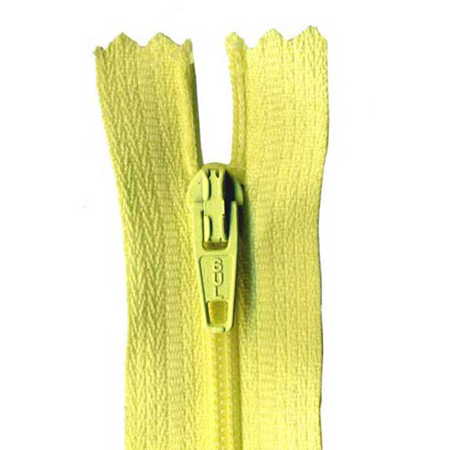 96342 Sullivans 23cm Bulk Nylon Dress Zipper - Lemon