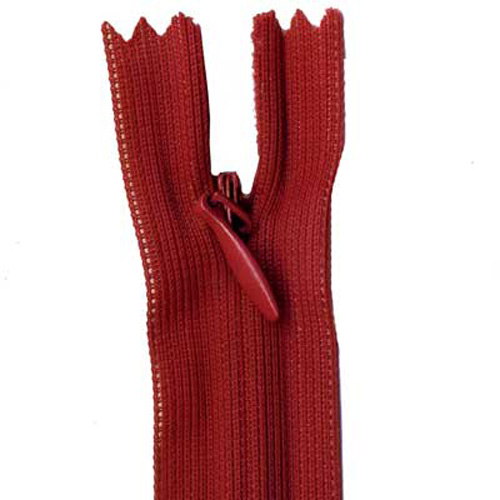 96860 Sullivans 25cm Invisible Zipper - Red