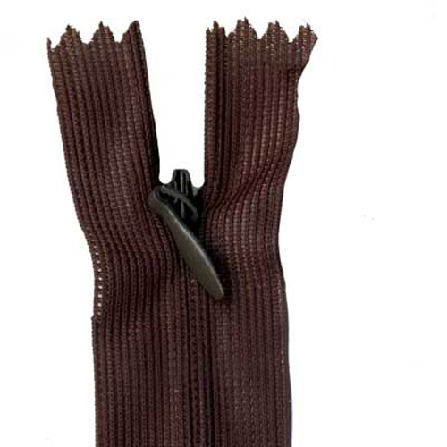 96862 Sullivans 25cm Invisible Zipper - Brown
