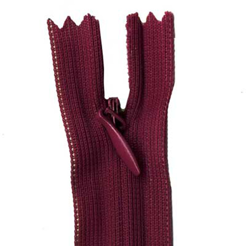 96874 Sullivans 30-35cm Invisible Zipper - Wine