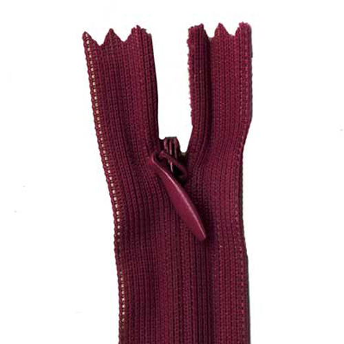 96889 Sullivans 40-45cm Invisible Zipper - Wine