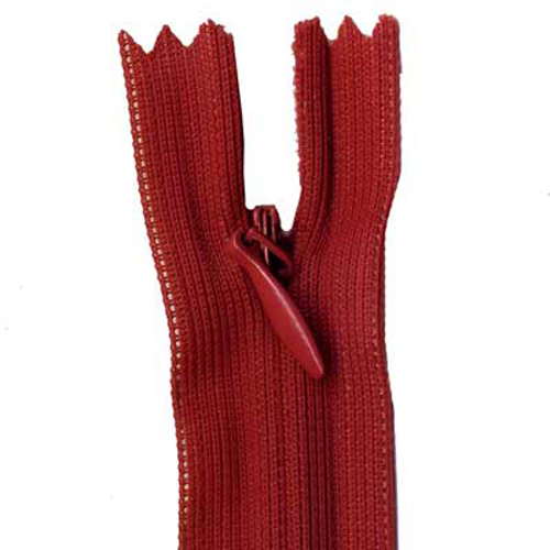 96890 Sullivans 40-45cm Invisible Zipper - Red