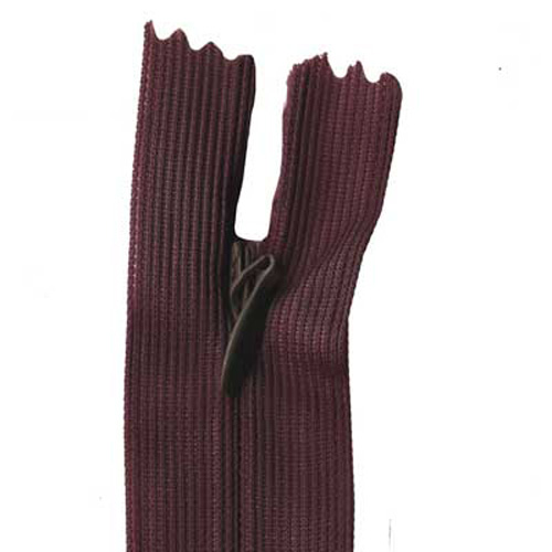 96917 Sullivans 40-45cm Invisible Zipper - Dark Maroon