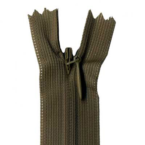 96929 Sullivans 25cm Invisible Zipper - Coffee