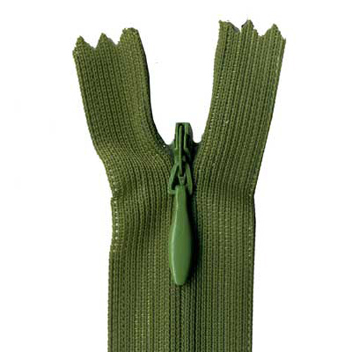 96931 Sullivans 25cm Invisible Zipper - Army Green