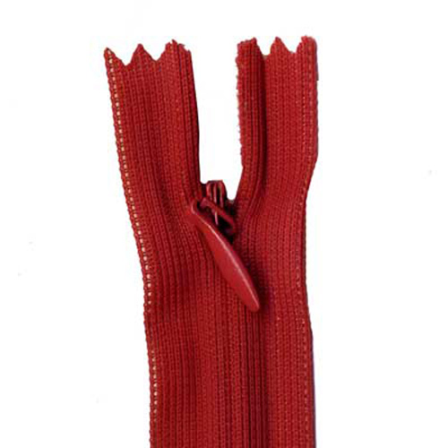 96933 Sullivans 25cm Invisible Zipper - Atom Red